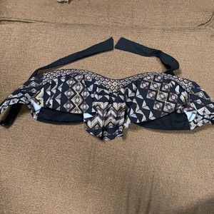 Strapless bathing suit top